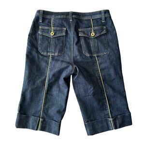 Baccini Woman's Long Shorts Embroidered Size 10